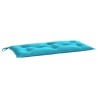 Cuscini per Panca da Giardino 2 pz Turchese 100x50x7 cm Tessuto