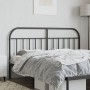 Testiera in Metallo Nero 180 cm