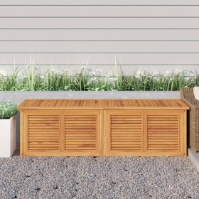 Contenitore Giardino con Borsa 175x50x53cm Legno Massello Teak