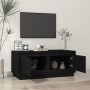 Tavolino da Salotto Nero 102x50x44 cm in Legno Multistrato