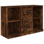 Credenza Rovere Fumo 104,5x35,5x67,5 cm in Legno Multistrato