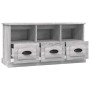 Mobile Porta TV Grigio Sonoma 100x35x50 cm in Legno Multistrato