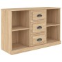 Credenza Rovere Sonoma 104,5x35,5x67,5 cm in Legno Multistrato