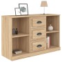 Credenza Rovere Sonoma 104,5x35,5x67,5 cm in Legno Multistrato