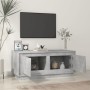 Tavolino Salotto Grigio Cemento 102x50x44 cm Legno Multistrato