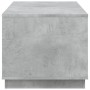 Tavolino Salotto Grigio Cemento 102x50x44 cm Legno Multistrato