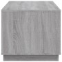 Tavolino da Salotto Grigio Sonoma 102x50x44cm Legno Multistrato