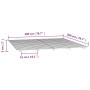 Giroletto Grigio 200x200 cm in Legno Massello di Pino