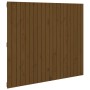 Testiera da Parete Miele 127,5x3x110 cm Legno Massello di Pino