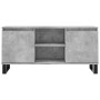 Mobile Porta TV Grigio Cemento 104x35x50cm in Legno Multistrato