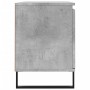 Mobile Porta TV Grigio Cemento 104x35x50cm in Legno Multistrato