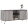 Mobile Porta TV Grigio Sonoma 104x35x50 cm in Legno Multistrato