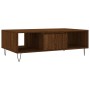 Tavolino Salotto Rovere Marrone 104x60x35 cm Legno Multistrato