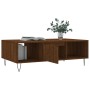 Tavolino Salotto Rovere Marrone 104x60x35 cm Legno Multistrato