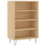 Credenza Rovere Sonoma 57x35x90 cm in Legno Multistrato