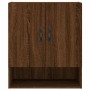 Armadietto a Muro Rovere Marrone 60x31x70 cm Legno Multistrato