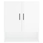 Armadietto a Muro Bianco Lucido 60x31x70 cm Legno Multistrato