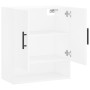 Armadietto a Muro Bianco 60x31x70 cm in Legno Multistrato