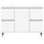 Mobile da Bagno Bianco 80x33x60 cm in Legno Multistrato