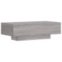 Tavolino Salotto Grigio Sonoma 100x49,5x31 cm Legno Multistrato