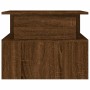 Tavolino Salotto Rovere Marrone 90x55x42,5 cm Legno Multistrato