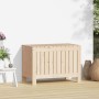 Contenitore da Giardino 76x42,5x54 cm in Legno Massello di Pino