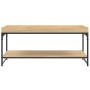 Tavolino da Salotto Rovere Sonoma 100x49x45cm Legno Multistrato