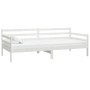 Dormeuse Bianca 90x200 cm in Legno Massello di Pino