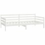 Dormeuse Bianca 90x200 cm in Legno Massello di Pino