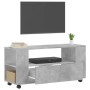 Mobile Porta TV Grigio Cemento 102x34,5x43cm Legno Multistrato