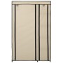 Armadio Pieghevole Crema 110x45x175 cm in Tessuto