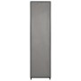 Guardaroba con 4 Scomparti Grigio 175x45x170 cm