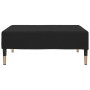 Poggiapiedi Nero 78x56x32 cm in Velluto