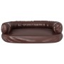 Letto per Cani Ergonomica Gommapiuma Marrone 75x53cm Similpelle