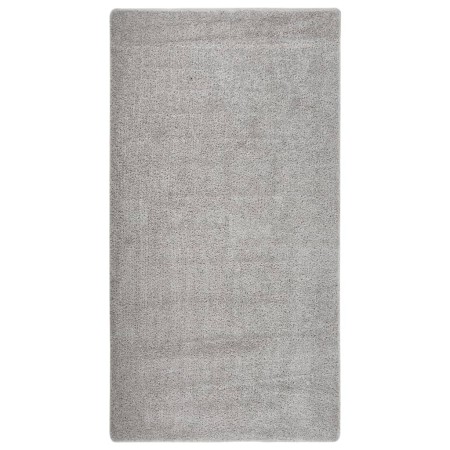 Tappeto Shaggy Grigio Chiaro 80x150 cm Antiscivolo