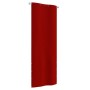 Paravento per Balcone Rosso 80x240 cm in Tessuto Oxford