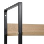 Scaffale Libri 4 Ripiani Rovere 60x27,6x124,5 Legno Multistrato