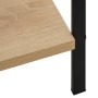 Scaffale Libri 4 Ripiani Rovere 60x27,6x124,5 Legno Multistrato