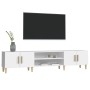 Mobile Porta TV Bianco 180x31,5x40 cm in Legno Multistrato