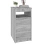 Cassettiera Grigio Sonoma 40x50x76 cm in Legno Multistrato