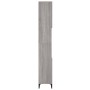 Armadietto Bagno Grigio Sonoma 30x30x190cm in Legno Multistrato