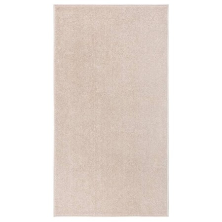 Tappeto a Pelo Corto 80x150 cm Beige Scuro