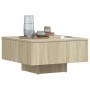 Tavolino Salotto Rovere Sonoma 60x60x31,5 cm Legno Multistrato