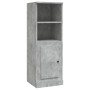 Credenza Grigio Cemento 36x35,5x103,5 cm in Legno Multistrato