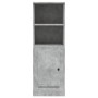 Credenza Grigio Cemento 36x35,5x103,5 cm in Legno Multistrato