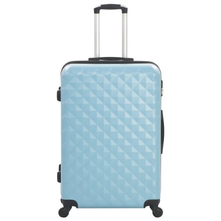 Set Trolley a Custodia Rigida 3 pz Blu in ABS