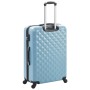 Set Trolley a Custodia Rigida 3 pz Blu in ABS