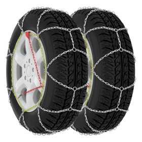 Catene da Neve per Pneumatici 2 pz 16 mm SUV 4x4 Misura 400