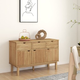 Credenza OTTA 114x43x73,5 cm in Legno Massello di Pino