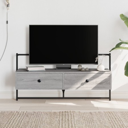 Mobile TV a Muro Grigio Sonoma 100,5x30x51 cm Legno Multistrato